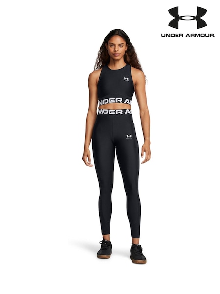 Under Armour Black HeatGear Rib Leggings (699223) | AED160