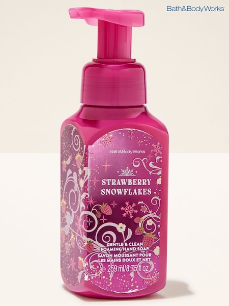 Strawberry Snowflakes - Bath & Body Works Gentle & Clean Foaming Hand Soap 259ml