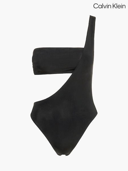 Calvin Klein Core Neo Archive One Shoulder Black One Piece Swimsuit (699650) | €42
