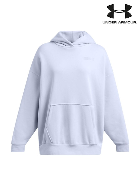 Under Armour Blue Oversized Icon Flc Ultra Hoodie (699682) | 173 QAR