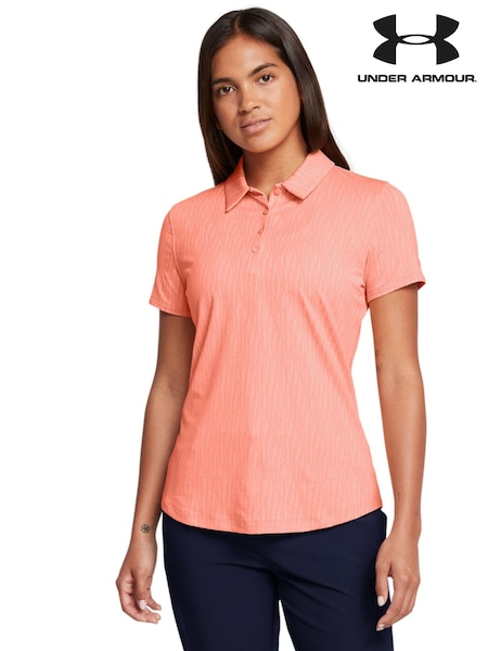 Under Armour Orange Playff 3.0 Digi Jaq Polo Shirt (699752) | €37