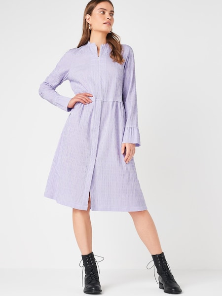Mads Norgaard Purple Crinckle Pop Dupina Dress (6F1750) | €72