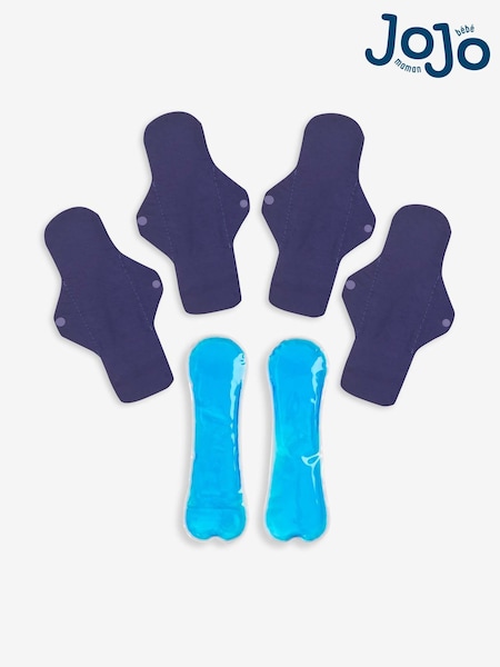 JoJo Maman Bébé Blue Soothing Reusable Hot & Cold Gel Pads for Post-Partum (700050) | €24
