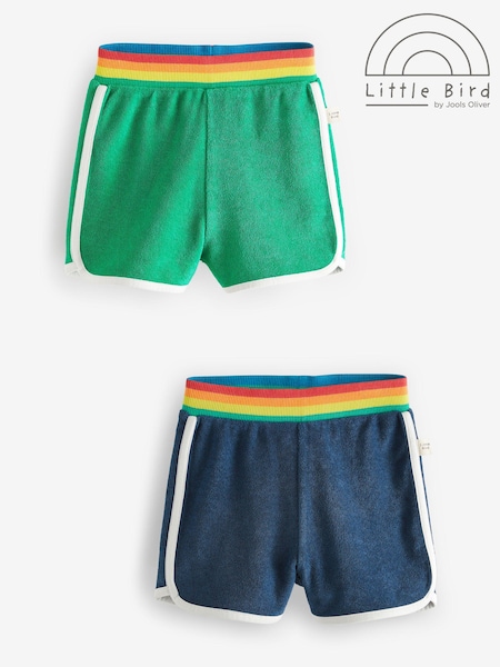 Little Bird by Jools Oliver 100% Cotton Towelling Shorts 2 Pack (700170) | ‏36 د.إ.‏ - ‏ 49‏ د.إ.
