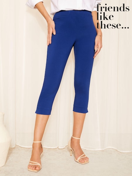 Friends Like These Cropped Comfort Scultping Stretch Trousers (700210) | 89 LEI