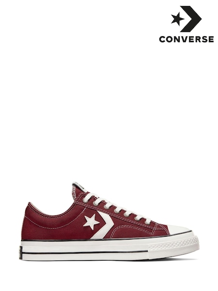 Roșu - Ghete sport din piele de bovină Converse Star Player (700948) | 292 LEI
