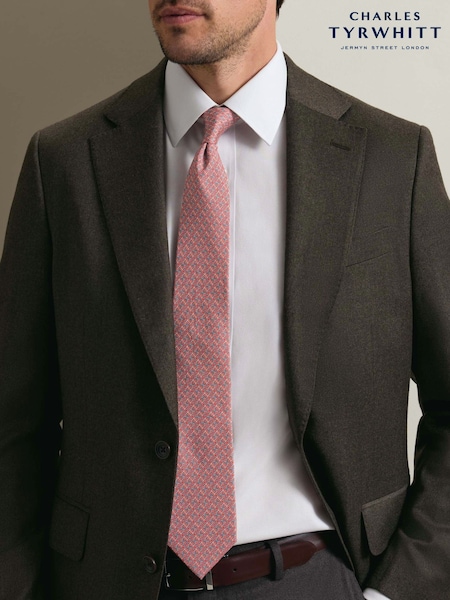 Rosa - Regular Charles Tyrwhitt Silk Print Tie