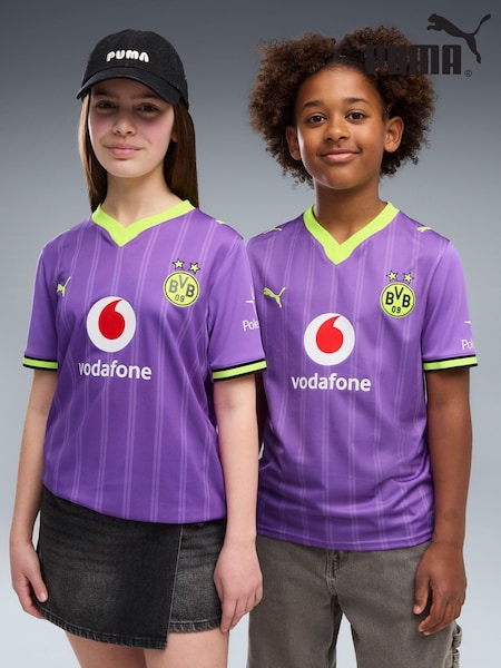 Purple - Puma Borussia Dortmund Third Jersey