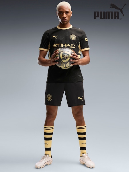 Negro - Regular Puma Manchester City Shorts