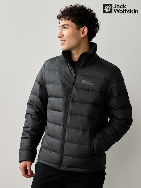 Jack Wolfskin Ather Down Padded Black Jacket (703414) | ‏855‏₪
