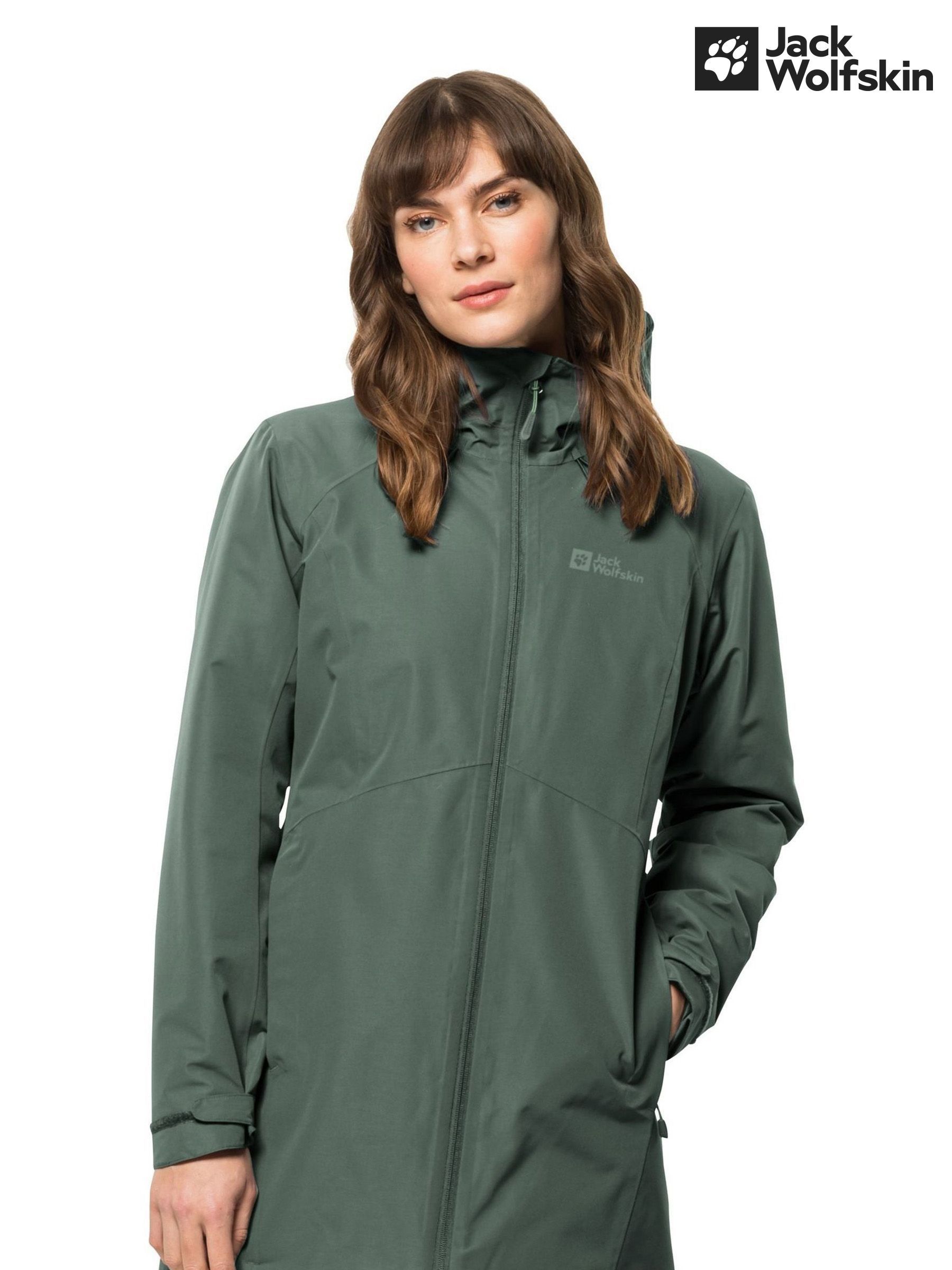 Women s Jack Wolfskin Zip Through Waterproof Casual Next Luxembourg