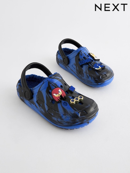 أزرق/أسود - Sonic Slipper Clogs (704146) | ‏58 ر.ق. - ‏65 ر.ق.