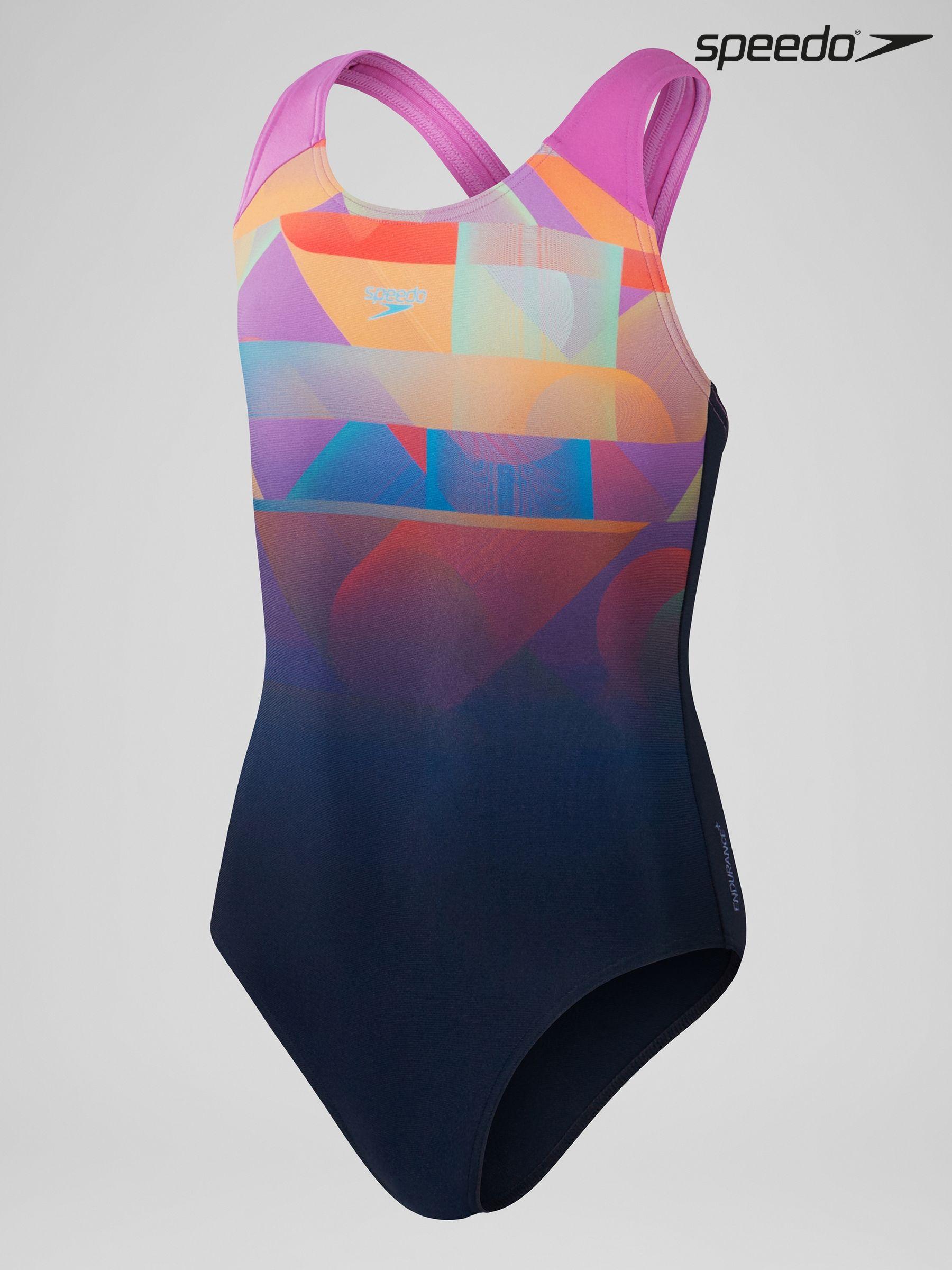 Girls Swimsuits Blue Colour Block Swimwear Next Oman