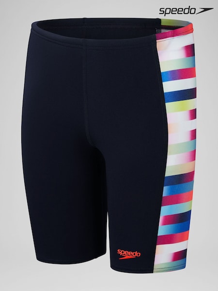 Speedo Boys Blue Digital Panel Jammer Swim Shorts (704492) | €7