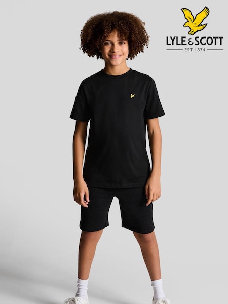 أسود - Lyle & Scott Boys Jersey 100% Cotton Shorts (706015) | ‏204 د.إ.‏ - ‏ 233‏ د.إ.