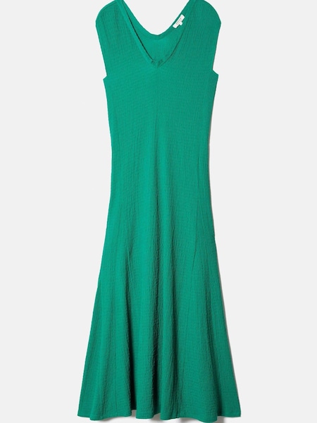 Jigsaw Green Crinkle T-Shirt Jersey Dress (706118) | €63