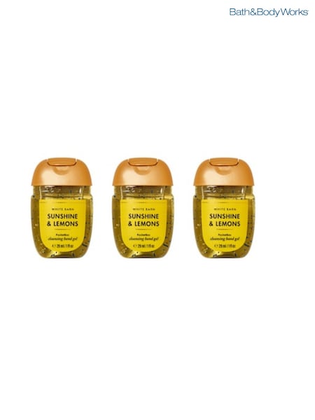 Sunshine and Lemons - Bath & Body Works Pocketbac Trio Hand Sanitiser