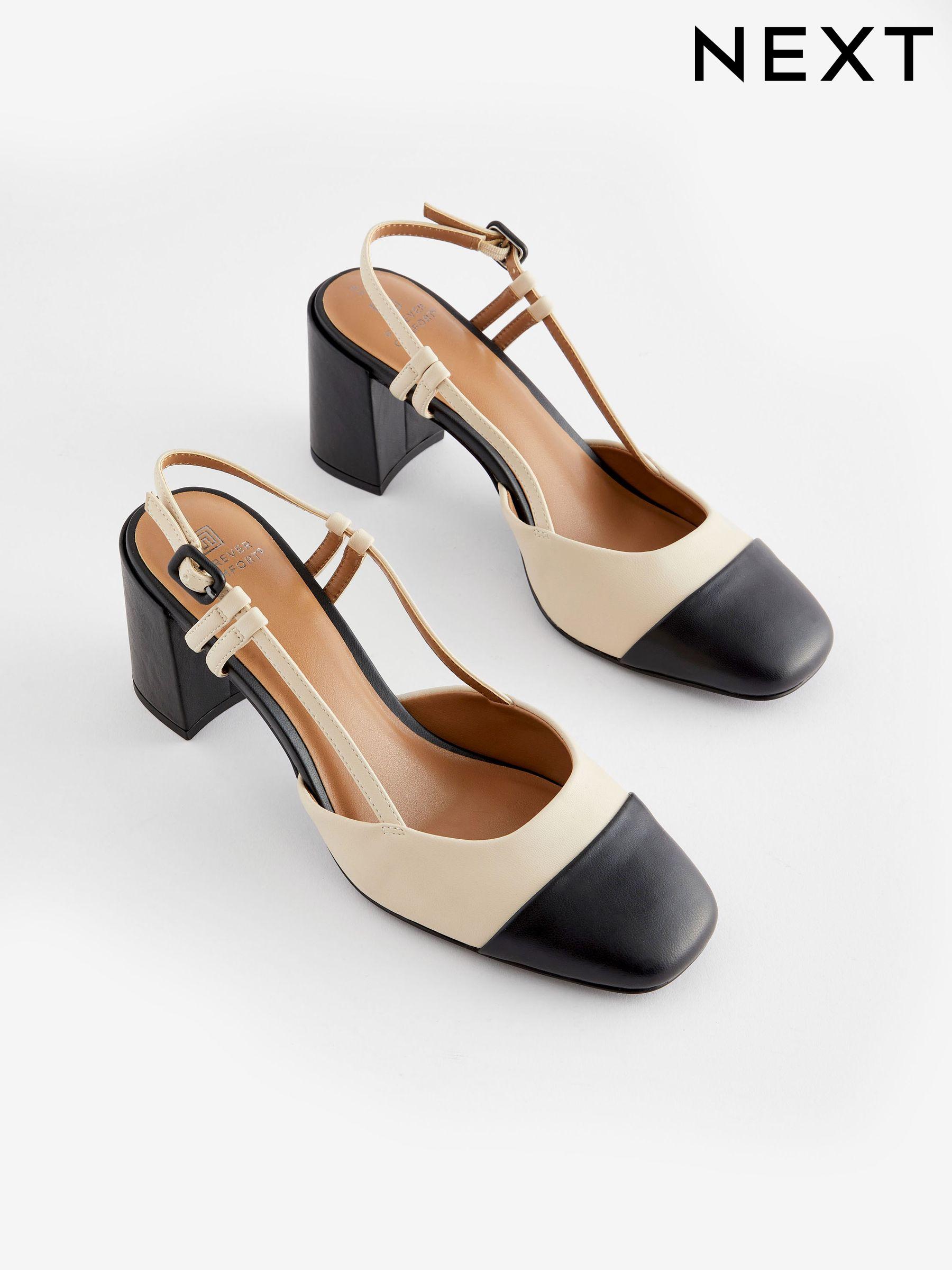 Women s Shoes Cream Block Heel Forever Comfort Footwear Next Luxembourg