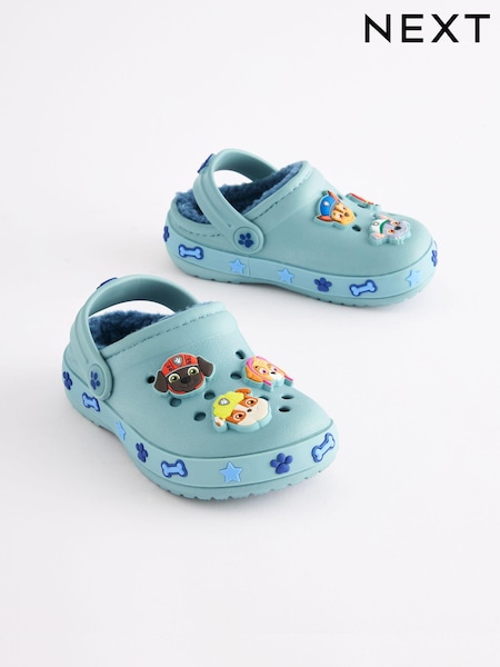 أزرق - Borg Fleece Lined PAW Patrol Slipper Clogs (706758) | ‏39 ر.ق. - ‏44 ر.ق.