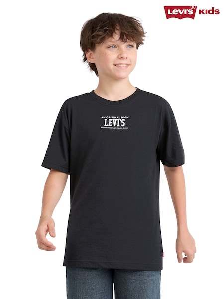 Schwarz - Levi's® Rev The Engine T-shirt