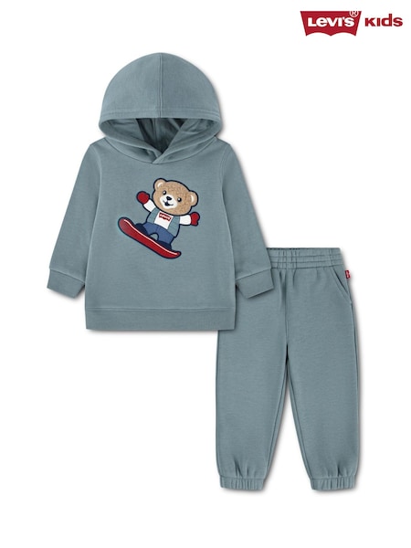 Green - Levi's® Snowboarding Pullover Hoodie And Joggers Set 2 Piece