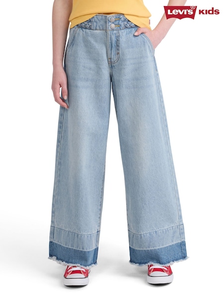 Modrá - Levi's® High Rise Braided Baggy Jeans
