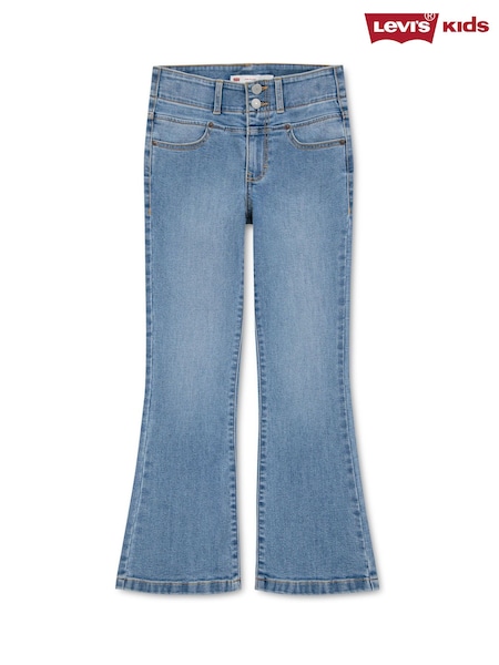 Modrá - Levi's® 726™ Flared Yoke Detail Jeans