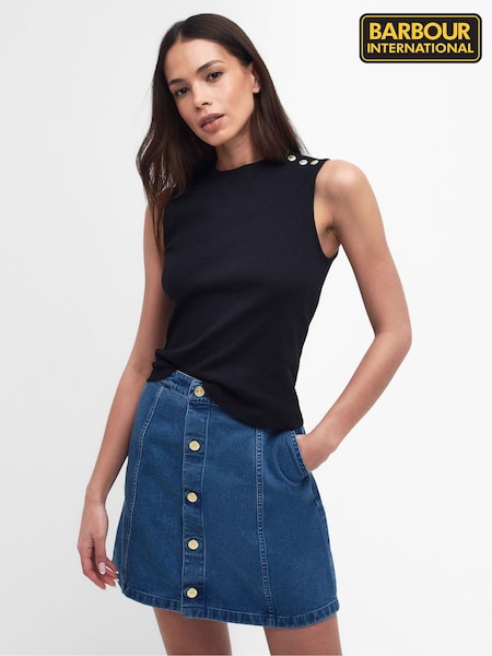 Barbour® International Hadfield Stretch Cotton Rib Tank Top (707663) | €25