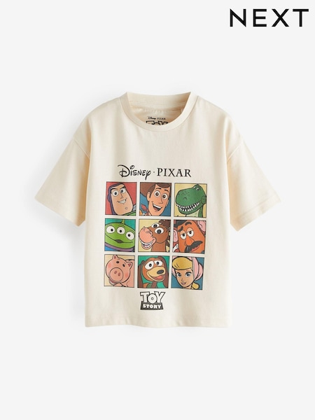 Creme - Toy Story Short Sleeve 100% Cotton T-Shirt (3mths-8yrs) (707775) | 7 € - 9 €