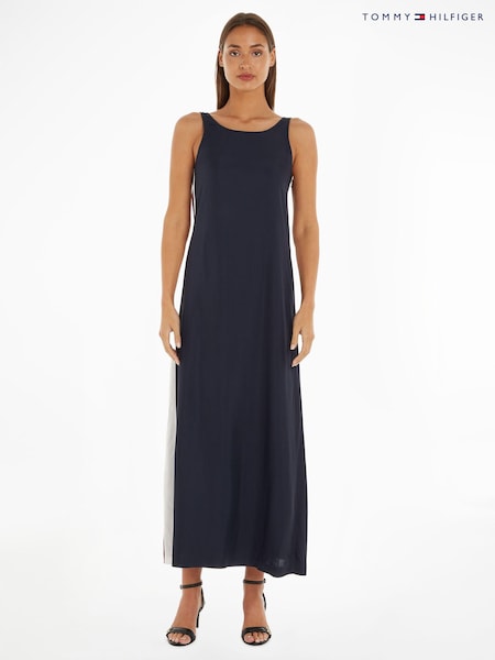 Tommy Hilfiger Blue Global Stripe Long Dress (707897) | €138