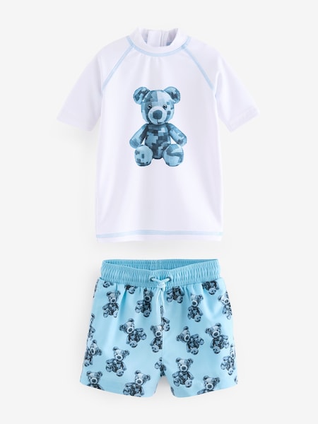 Blue Bear Sunsafe Top and Shorts Set (3mths-7yrs) (708139) | €8.50 - €11