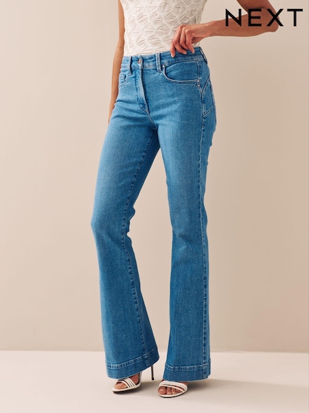 Denim - Lift Style And Shape Mid Wash Flared Jeans (708867) | 14 €