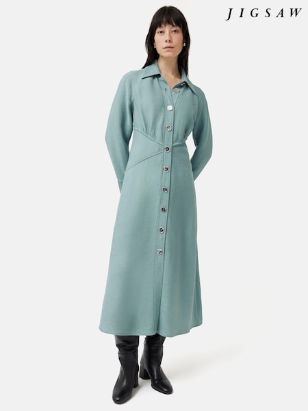 Jigsaw Textured Midi Shirt Dress (710332) | €114