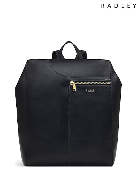 Radley Medium Pockets Icon Zip Top Black Backpack (710340) | €330