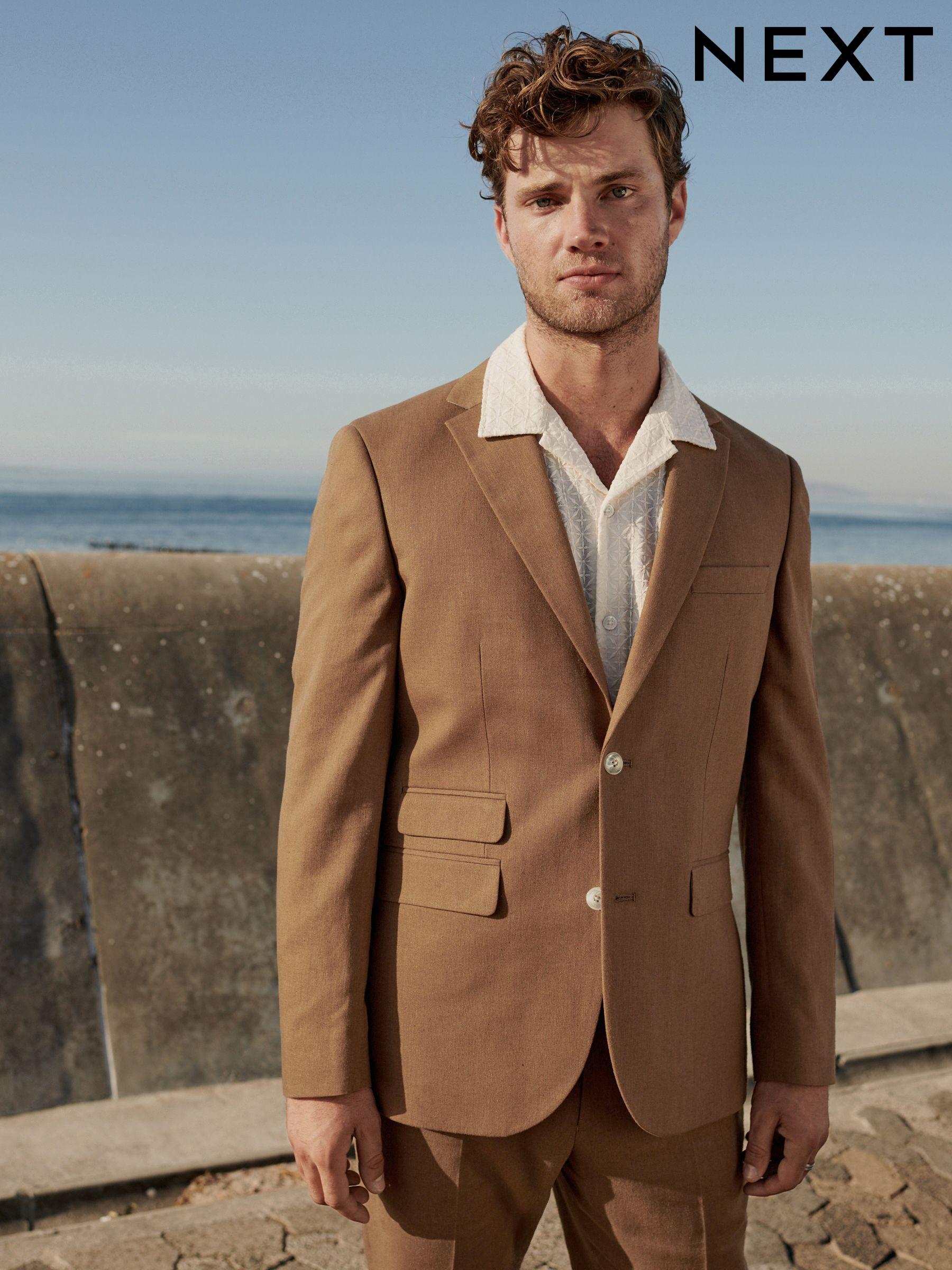 Suede suit jacket top