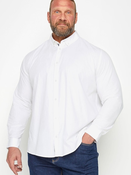 BadRhino Big & Tall White Long Sleeve Poplin Shirt (711357) | €20