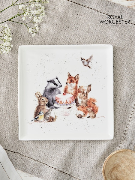 Royal Worcester Wrendale Woodland Party Square Plate (711531) | €27