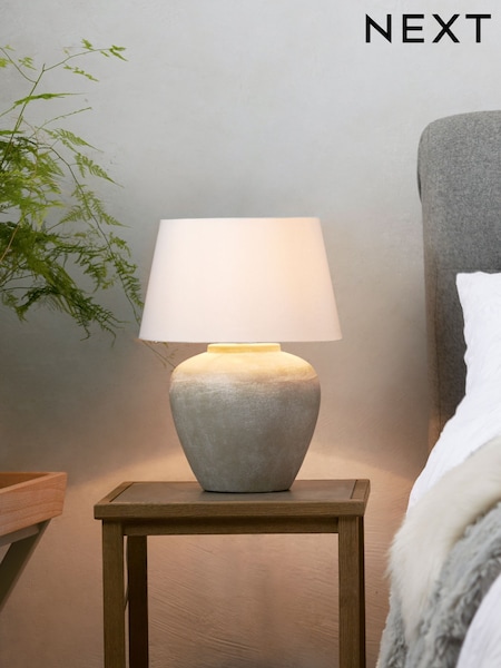 Grey Lydford Small Table Lamp (711615) | €92