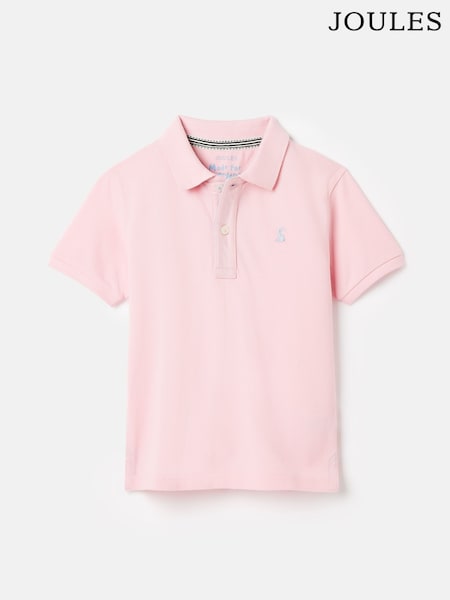 Roz - Tricou polo pentru băieți Joules Woody (712041) | 104 LEI - 119 LEI