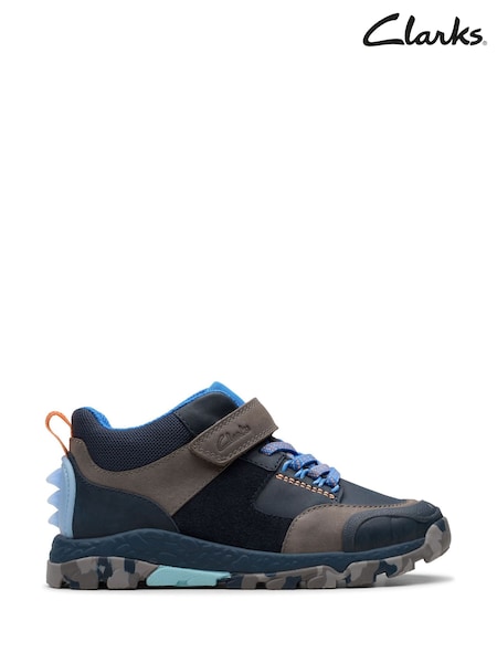Clarks Blue Standard Fit (F) Steggy 2 Glow Boots (712205) | €64 - €69