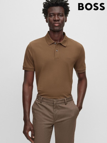 BOSS Brown Paddy Polo Shirt (712218) | €56