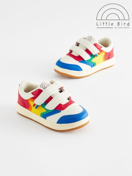 Little Bird by Jools Oliver Rainbow Star Low Top Trainers (712556) | 108 LEI - 125 LEI