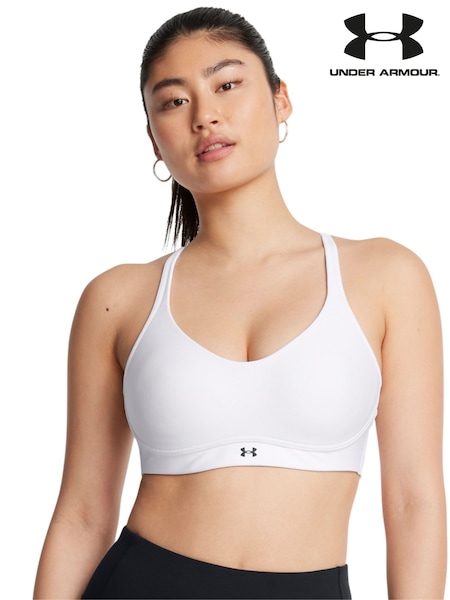 Under Armour White Infinity Low Support Bra (712930) | SGD 174