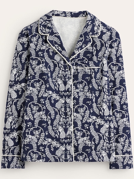 Boden Navy Brushed Cotton Pyjama Shirt (713133) | €13