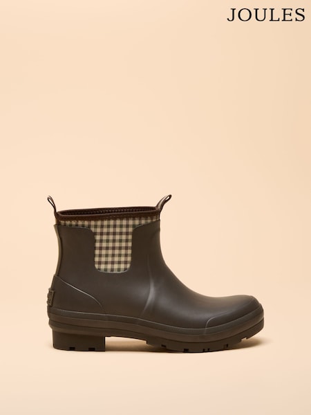 Joules Foxton Chocolate Brown Neoprene Lined Ankle Wellies (713192) | €71