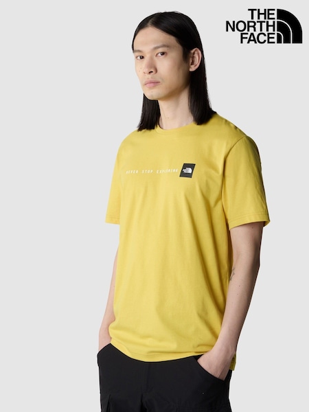 The North Face Yellow Never Stop Exploring 100% Cotton T-Shirt (714353) | €20