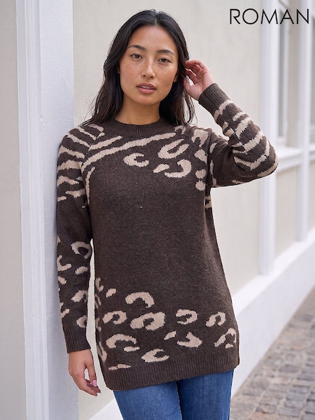 Brown - Roman Petite Animal Jumper