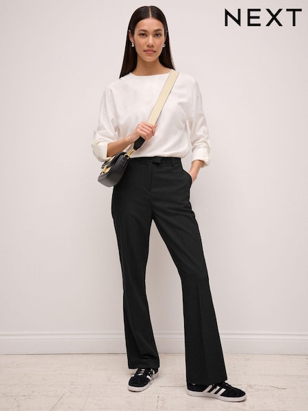 Black Tailored Stretch Bootcut Trousers (715255) | €32