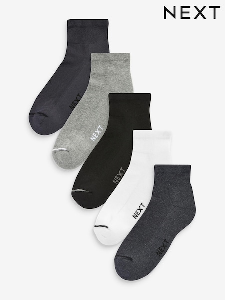 צבעוני - מארז של 5 - Cushioned Sole Mid Trainer Socks (715489) | ‏41‏₪