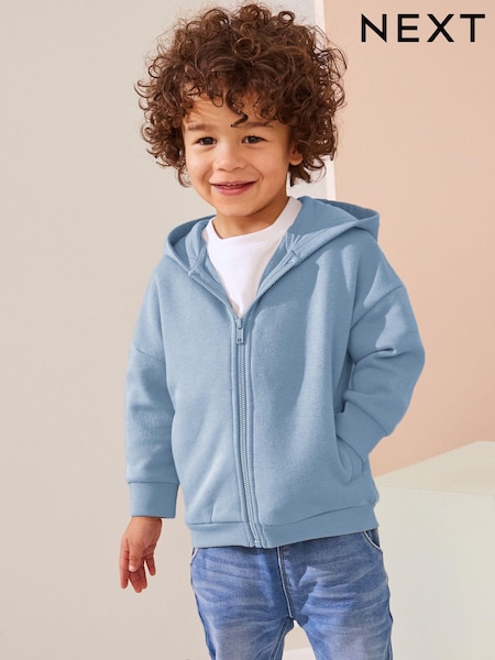 Blue Zip Through Hoodie (3mths-7yrs) (716396) | R$ 110 - R$ 125